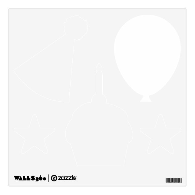 Custom Birthday Wall Decal by Walls 360 (Front)