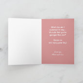 Custom Birthday Woman's Greeting Card (Inside)