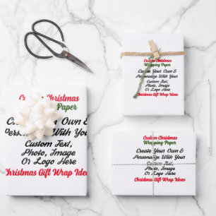 Custom Birthday Wrap - Personalized Gift Paper 