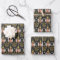 Custom Birthday Wrapping Paper Black & Gold Stars