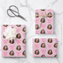 Custom Birthday Wrapping Paper Colorful Pink