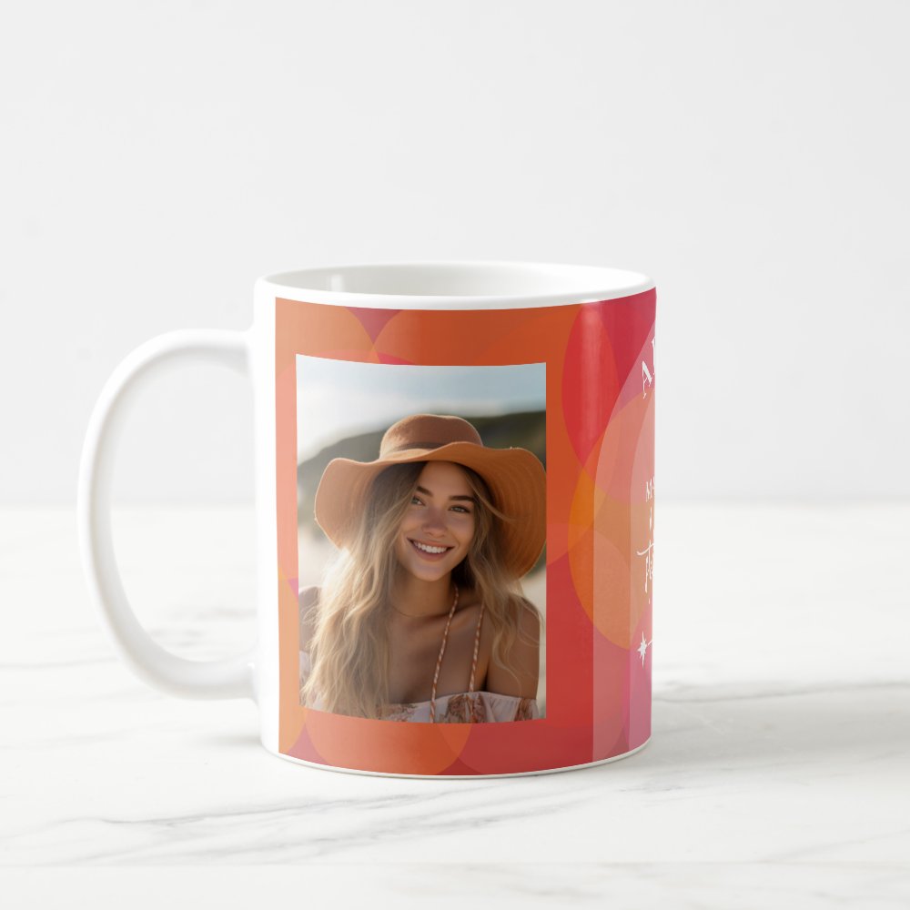 Custom Birthday Zodiac Aries - Photo Modern Design Coffee Mug