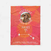 Custom Birthday Zodiac Aries - Photo Modern Design
