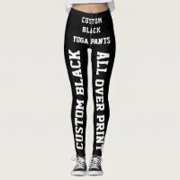 Custom printed yoga on sale pants