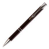 Custom Black Aluminum Promotional Ball Point Pen (Top)