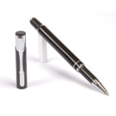 Custom Black Aluminum Promotional Rollerball Pen (3/4)
