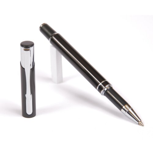 Custom Black Aluminum Promotional Rollerball Pen