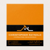 Custom Black and Orange Home Building Construction (Outside Unfolded)