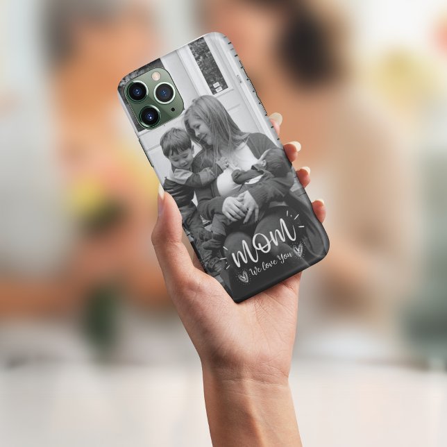 Custom black and white mother's photo iPhone Case (Custom black and white mother's photo iPhone Case)
