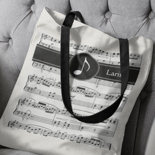 Piano Keys And Music Notes Tote Bag - 84Hoods© Personalized Shoes, Shirts &  More