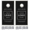 Custom Black Business Name and Logo