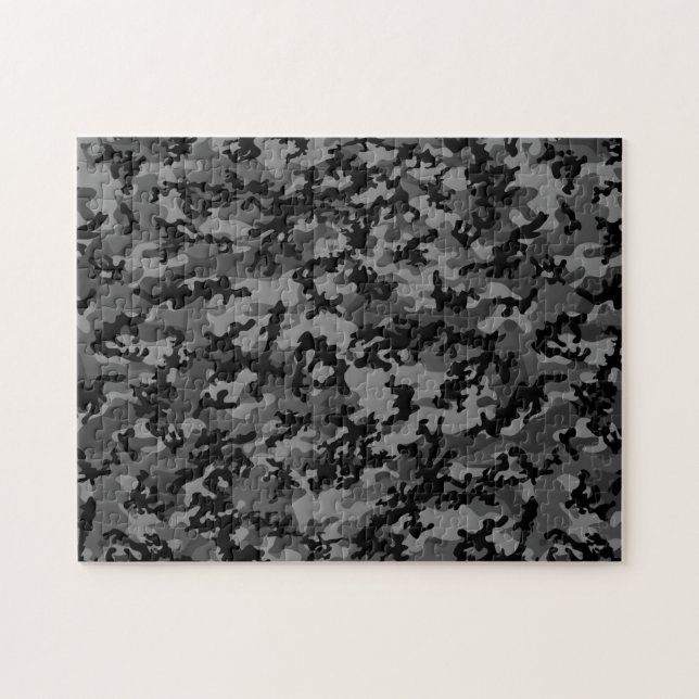 Custom Black Camo Puzzle (Horizontal)