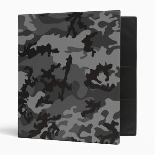 Custom Black Camo School Binder