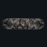 Custom Black Camo Skateboard<br><div class="desc">Custom Black Camo Skateboard. This Black Camo pattern was inspired by the Woodland Camouflage our military soldiers used to wear.</div>