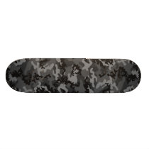 Custom Black Camo Skateboard Custom Black Camo Skateboard