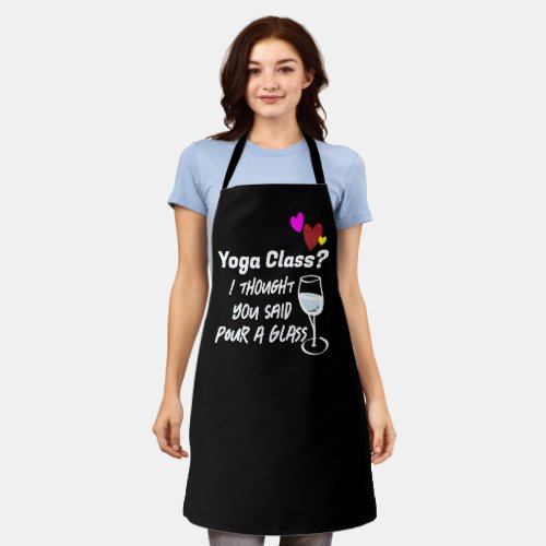 Custom Black Chef Sassy Wine Lovers Personalized Apron