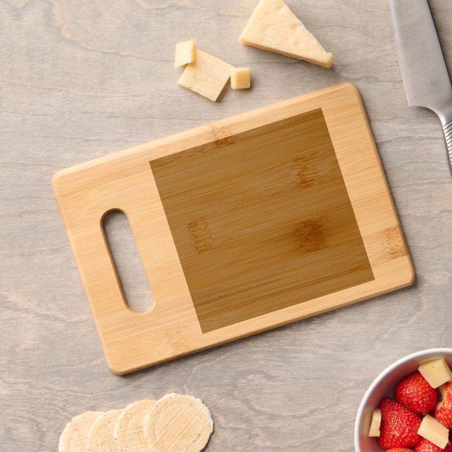 Custom Black Design Add Photo or Text Engraved Cutting Board (Cheese)