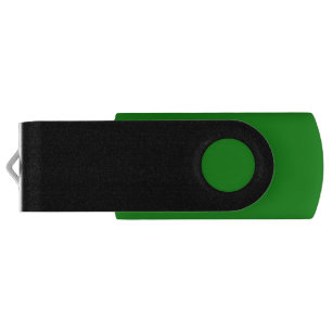 Custom Black Design Add Photo or Text Flash Drive