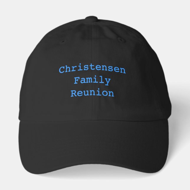 Custom Black Family Reunion Classic Dad Hat (Front)