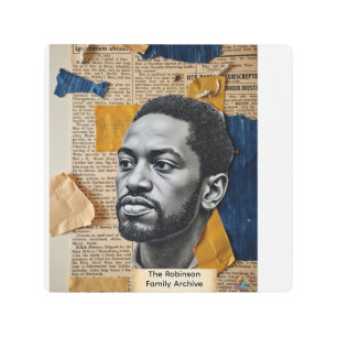 Custom Black History Centennial Collage Art