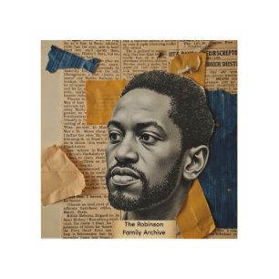 Custom Black History Centennial Collage Art