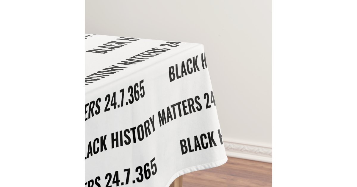 Custom BLACK HISTORY MONTH Tablecloth Zazzle