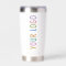 Custom Black Insulated Tumbler with Business Logo