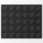 Custom Black Modern Monogram Christmas Wrapping Paper<br><div class="desc">Sleek & Modern Minimalist Simple Black Custom Monogram Initial and Name Personalized Black and White Wrapping Paper, perfect for giving a special gift to your minimal aesthetic loving friend or family member, boyfriend, girlfriend, coworker, coach or boss. Add your own initial letter and text, wording or phrase to create a...</div>