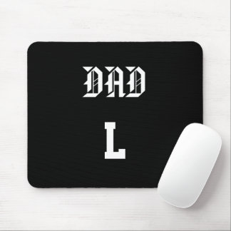 Custom Black Mouse Pad – Father's Day