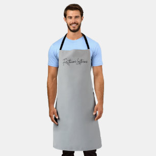 Custom Black Signature Cooking Gift for Chef Apron