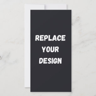 Custom black simple Design Add Photo or Text