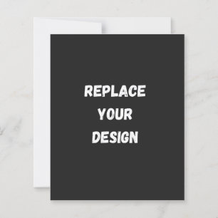 Custom black simple Design Add Photo or Text