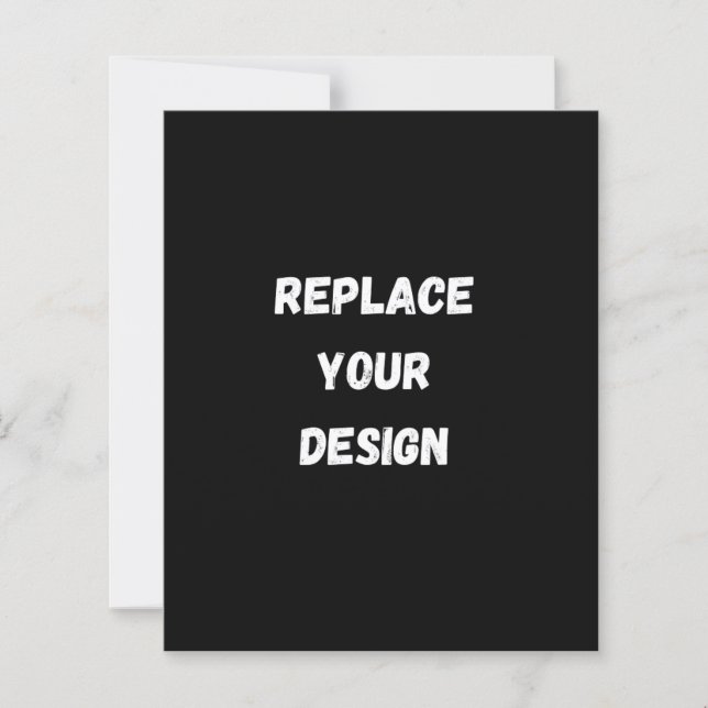 Custom black simple Design Add Photo or Text (Front)