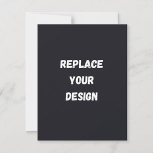 Custom black simple Design Add Photo or Text