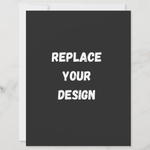 Custom black simple Design Add Photo or Text
