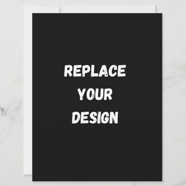 Custom black simple Design Add Photo or Text (Front)
