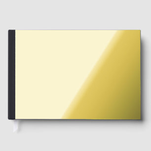 Custom black simple Design Add Photo or Text Foil Guest Book