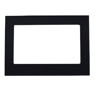 Custom black simple Design Add Photo or Text Magnetic Frame