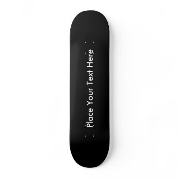 Custom Black Skateboard