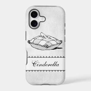 Custom Black White Cinderella Slipper iPhone Case