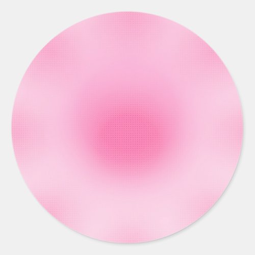 Custom Blank Blush Pink Trendy Template Classic Ro Classic Round Sticker