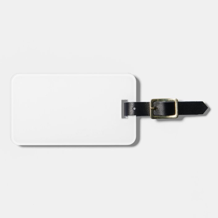 blank luggage tags