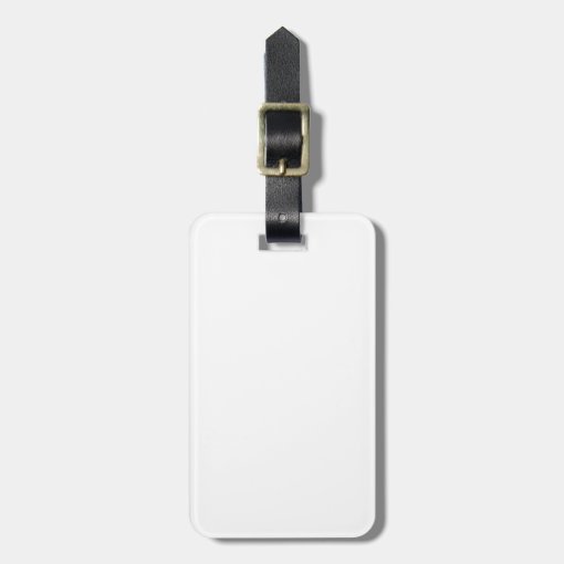 Custom Blank Luggage Tag | Zazzle