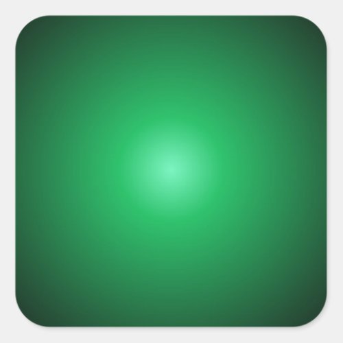 Custom Blank Trendy Elegant Template Green Color Square Sticker