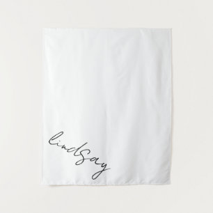Custom Blanket with Name, Personalized Throw Blank Tapestry