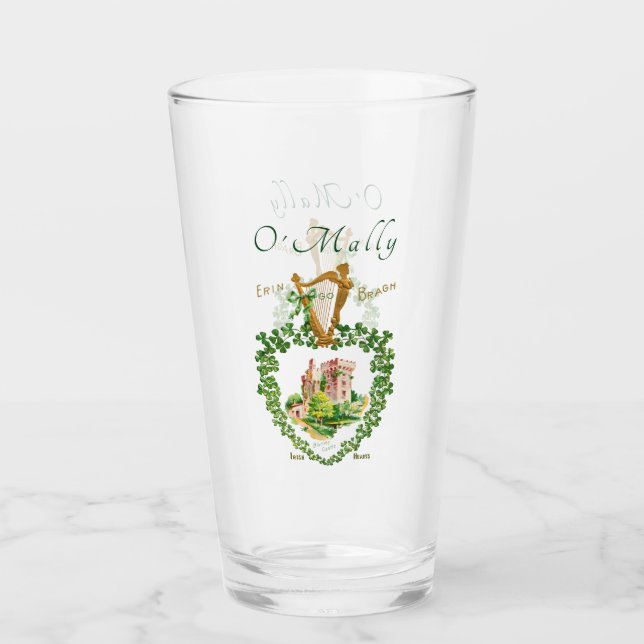 Custom Blarney Castle St. Patrick's Day Glass (Front)
