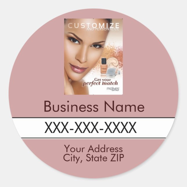 Custom Blend bottle sticker (Front)