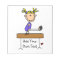 Custom Blond Girl Gymnast on Balance Beam