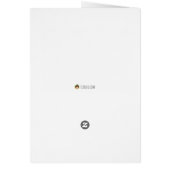 Custom Blond Hair Boy Football Party Cards (Back)