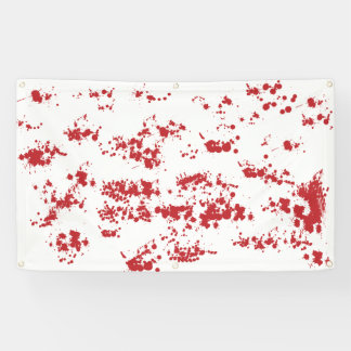 CUSTOM BLOOD SPATTER BANNER